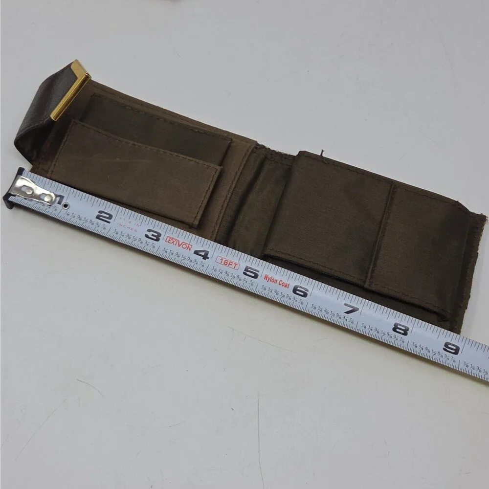 Vintage Men’s Bifold Wallet with Stripe Detail – Canvas Wallet Hong Kong 80s